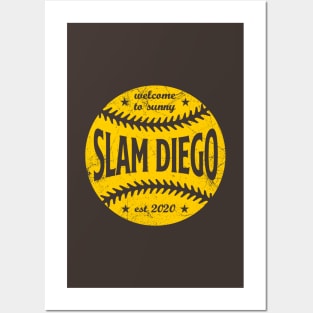 Slam Diego, Retro Ball Posters and Art